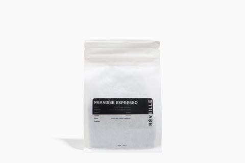 PHOTO OF PARADISE ESPRESSO RETAIL BAG